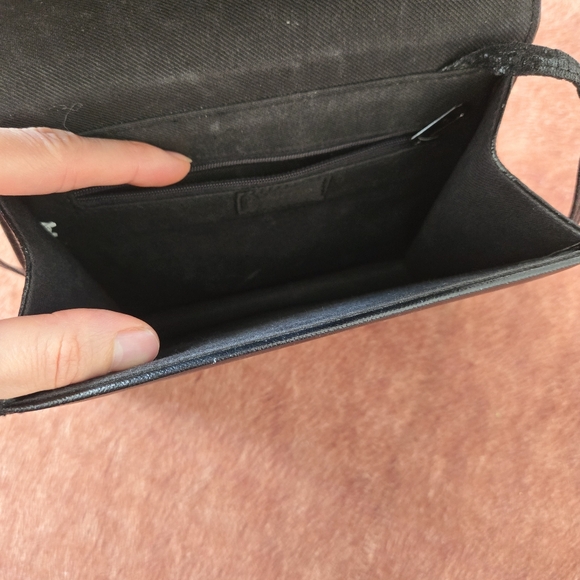 Vintage Brown and Green Suede / Leather Purse - Picture 6 of 11